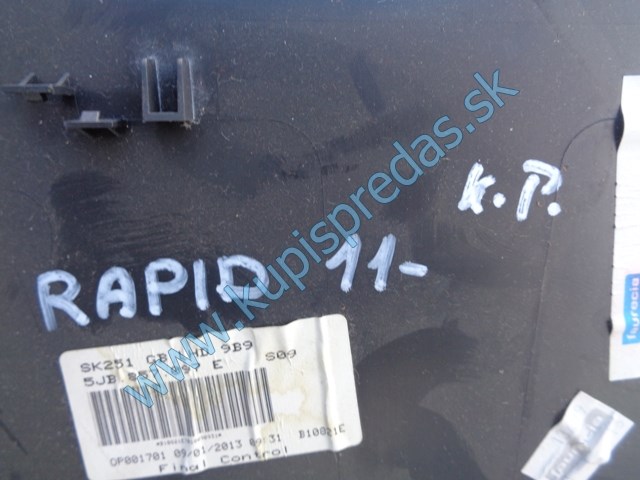 kastlík na škodu rapid, dvierka, 5JB857097E